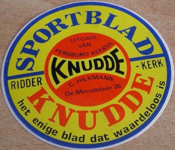 sportblad knudde sticker